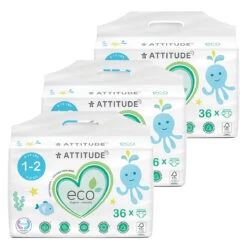 Attitude Size 1-2 Nappy Bundle
