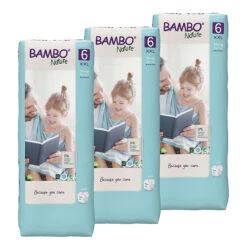 Bambo Nature Nappies - Size 6 - Economy Pack (120 Nappies)