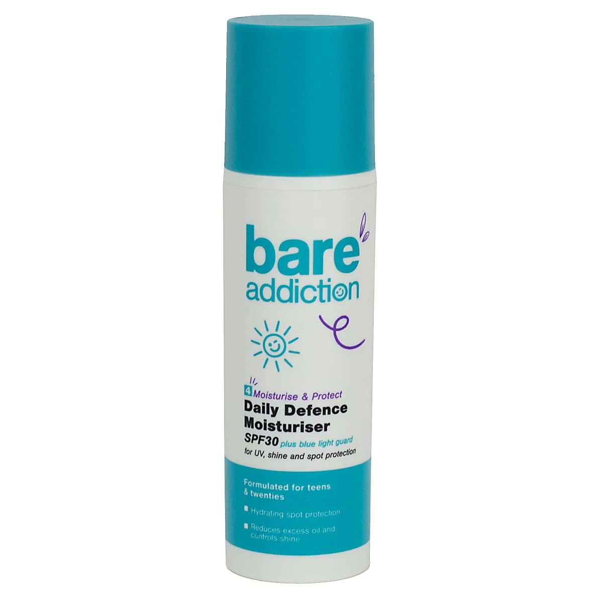 Bare Addiction Daily Defence Moisturiser SPF30 3 Bare Addiction Daily Defence Moisturiser SPF30