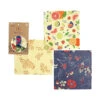 Bee's Wrap 3-pack Medium Multi-print - Honeycomb, Botanical & Fresh Fruit -Big Green Smile Shop BWHONBOTFR3PCK large@2x