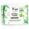 Cheeky Panda Eco-Friendly Bamboo Baby Nappies Size 2 (6.6 Lbs -17.6 Lbs/ 3-8 Kg) -Big Green Smile Shop CHPANDNAP2 large@2x