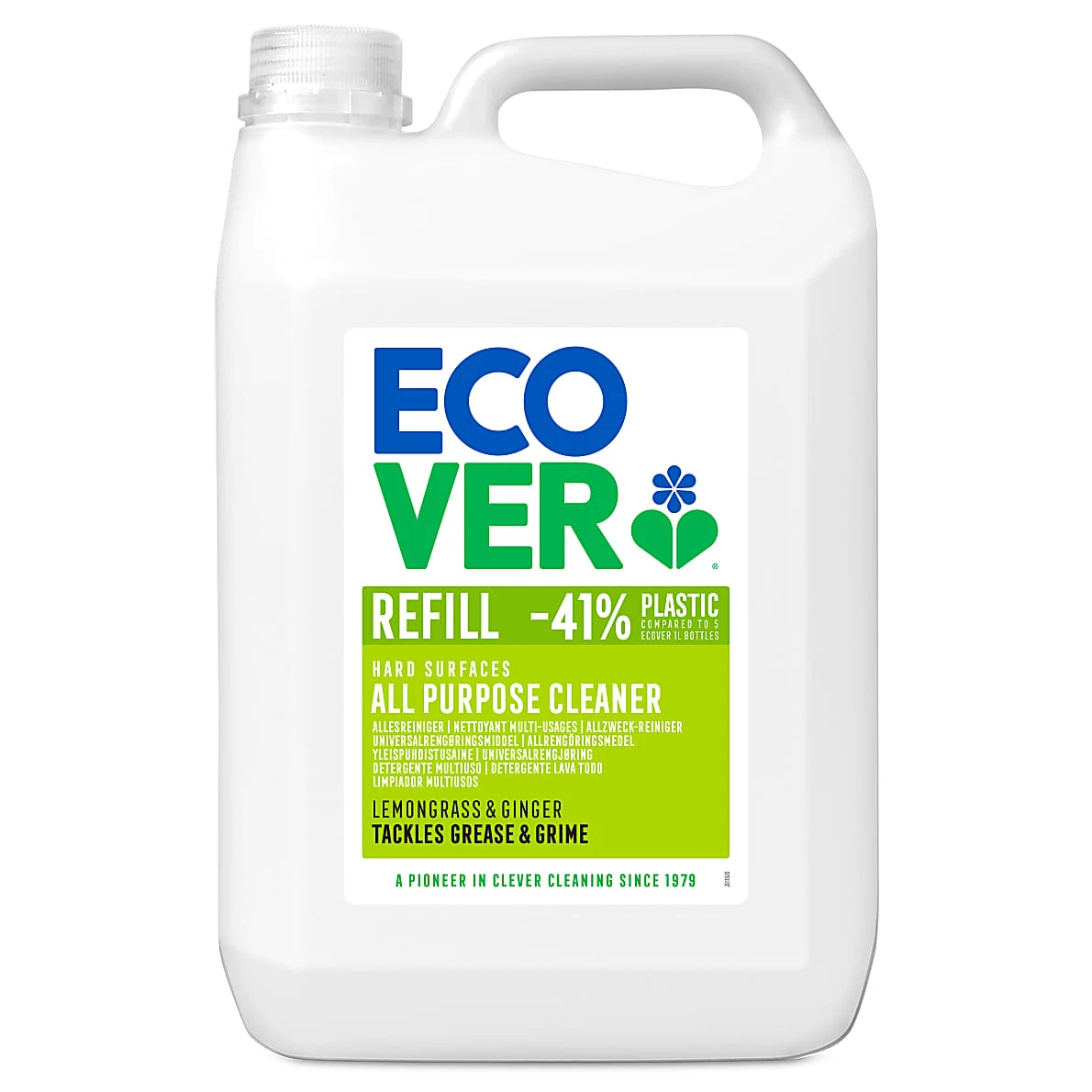 Ecover All Purpose Cleaner Lemongrass & Ginger Refill 5L 3 Ecover All Purpose Cleaner Lemongrass & Ginger Refill 5L