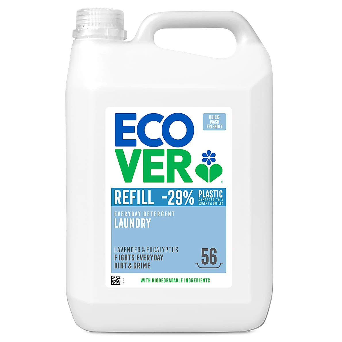 Ecover Non-Bio Laundry Liquid Refill 5L 3 Ecover Non-Bio Laundry Liquid Refill 5L