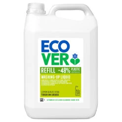 Ecover Washing Up Liquid With Lemon & Aloe Vera 5L