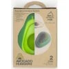 Food Huggers® Avocado Huggers Fresh Greens (set Of 2) -Big Green Smile Shop FHAVOCADO2 large