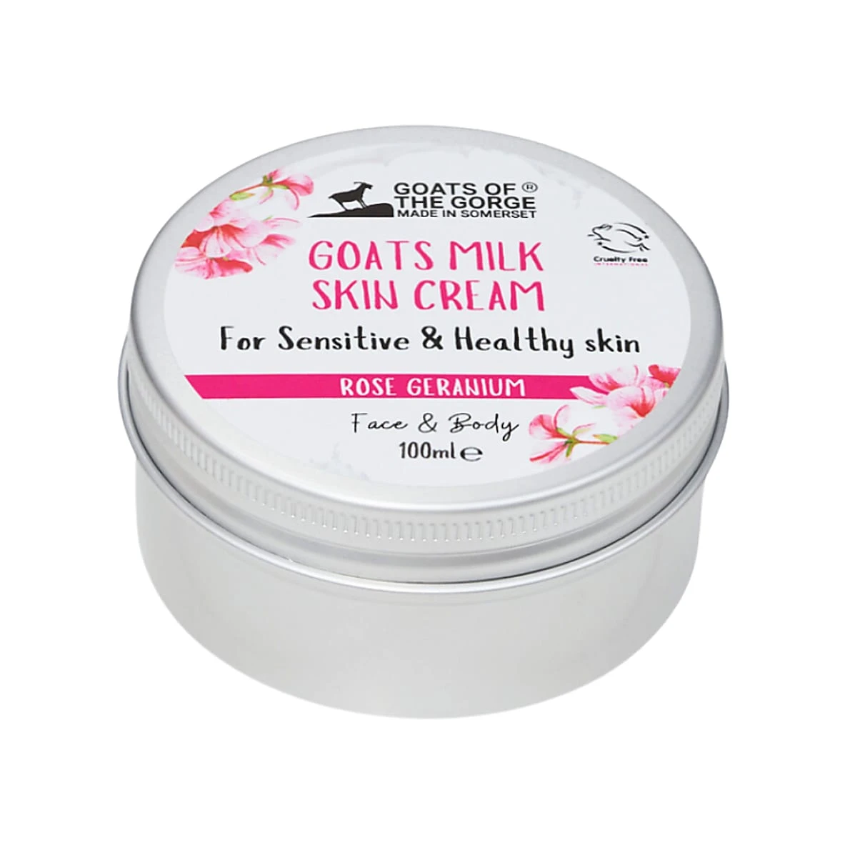 Goats Of The Gorge Goats Milk Skin Cream 100ml - Geranium 3 Goats Of The Gorge Goats Milk Skin Cream 100ml - Geranium