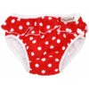 ImseVimse Swim Pants - Red Dots With A Frill -Big Green Smile Shop IVISPRD large@2x