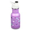 Klean Kanteen Children's Classic Sport Cap Bottle - Orchid Hearts 2 Klean Kanteen Children's Classic Sport Cap Bottle - Orchid Hearts -Big Green Smile Shop KKCLSNRWSPRT355OH large@2x