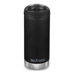 Klean Kanteen TKWide Insulated Coffee Cap Bottle - Black
