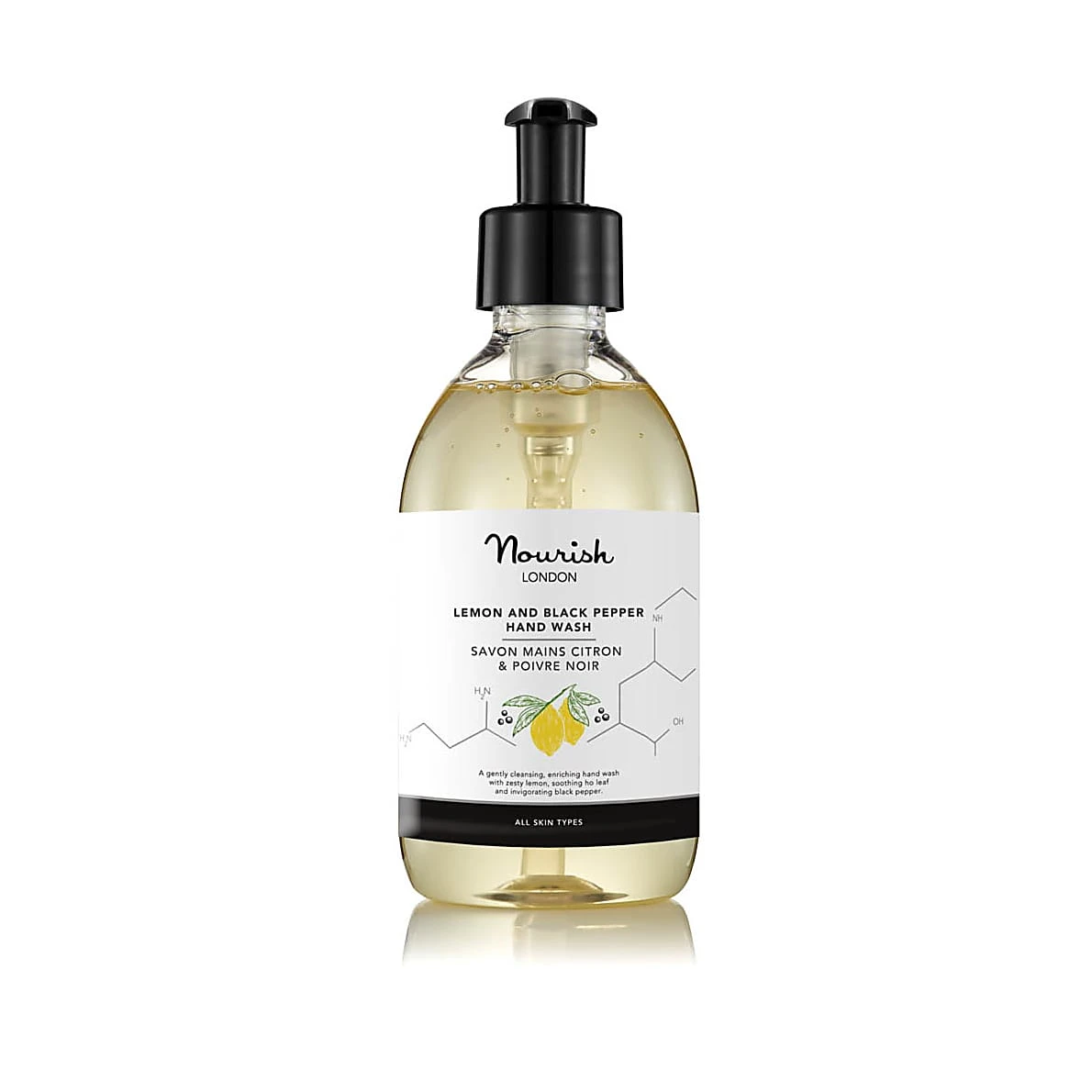 Nourish London Lemon & Black Pepper Hand Wash 3 Nourish London Lemon & Black Pepper Hand Wash