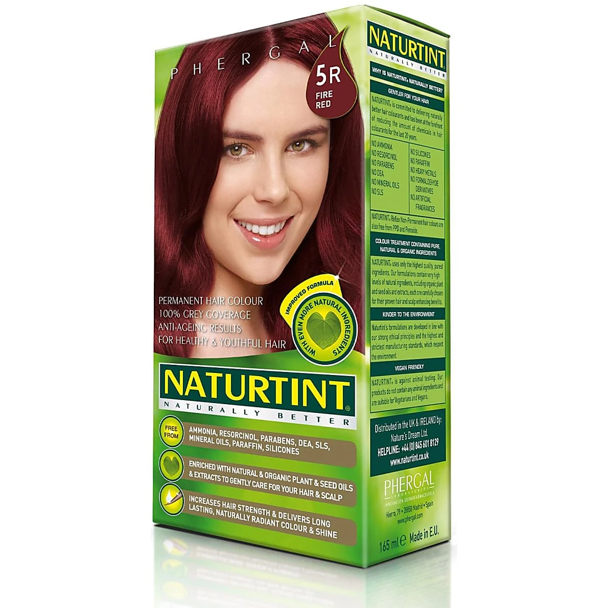 Naturtint Permanent Natural Hair Colour - 5R Fire Red 3 Naturtint Permanent Natural Hair Colour - 5R Fire Red