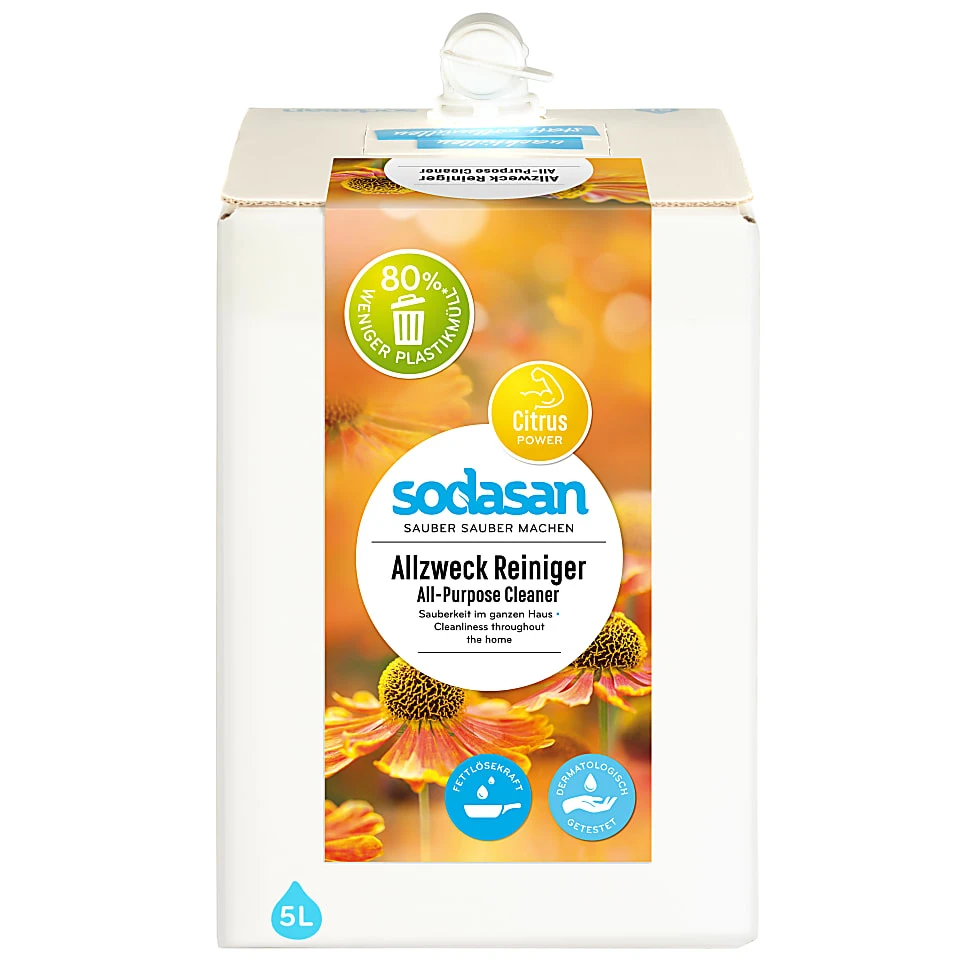 Sodasan All-Purpose Cleaner 5L 3 Sodasan All-Purpose Cleaner 5L