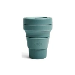 Stojo Collapsible Pocket Cup 355ml - Eucalyptus