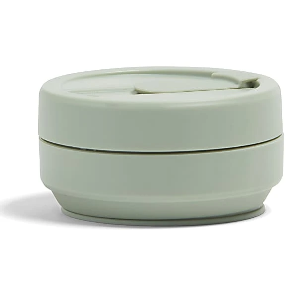 Stojo Collapsible Pocket Cup 355ml - Sage 4 Stojo Collapsible Pocket Cup 355ml - Sage - Image 2