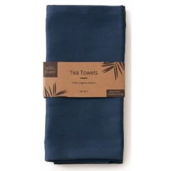 Wild & Stone Organic Cotton Tea Towels Set Of 2 - Ocean