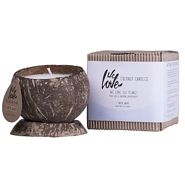 We Love The Planet Coconut Candle Arctic White 3 We Love The Planet Coconut Candle Arctic White